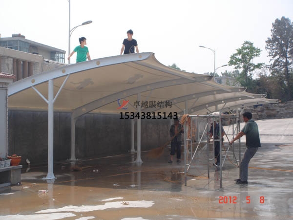 吴江膜结构【充电站防雨篷】停车棚设计安装